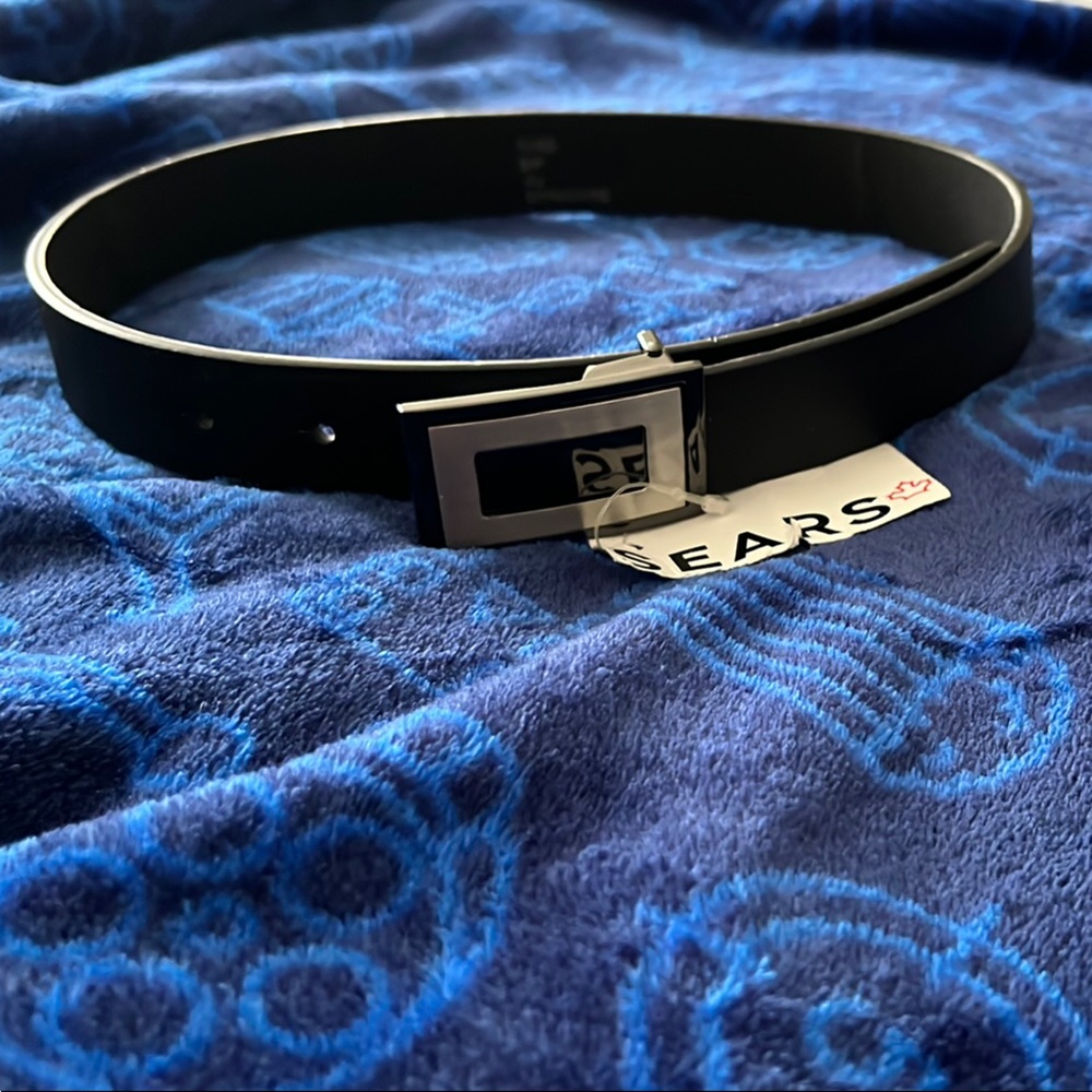 Sears Kids Belt with Sleek Silver Buckle
